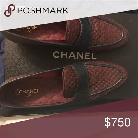 burgundy chanel shoes|chanel moccasins shoes.